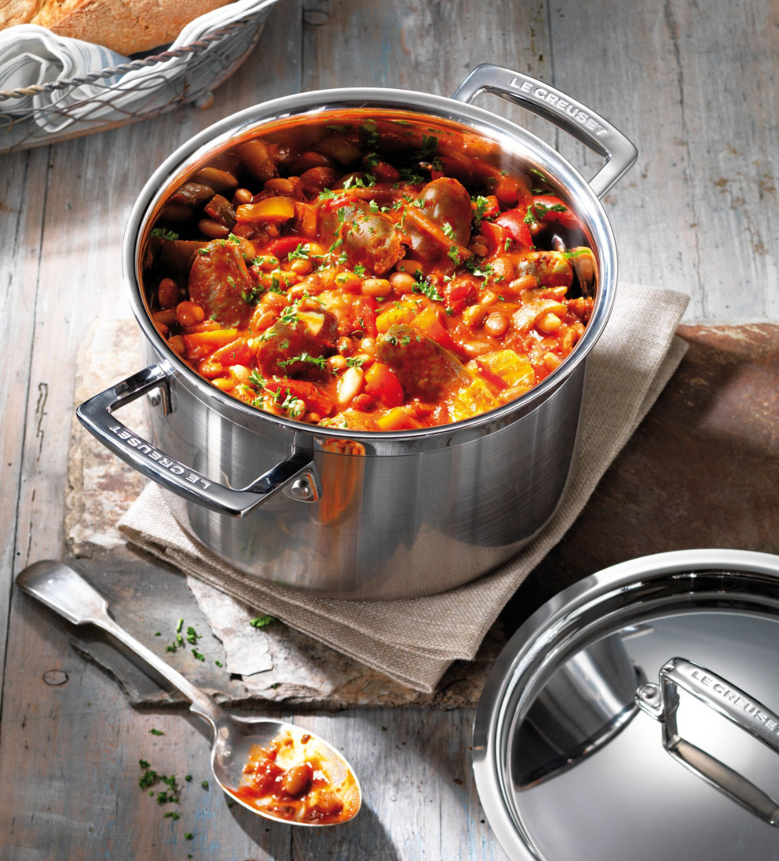 Spicy Sausage and Bean Casserole